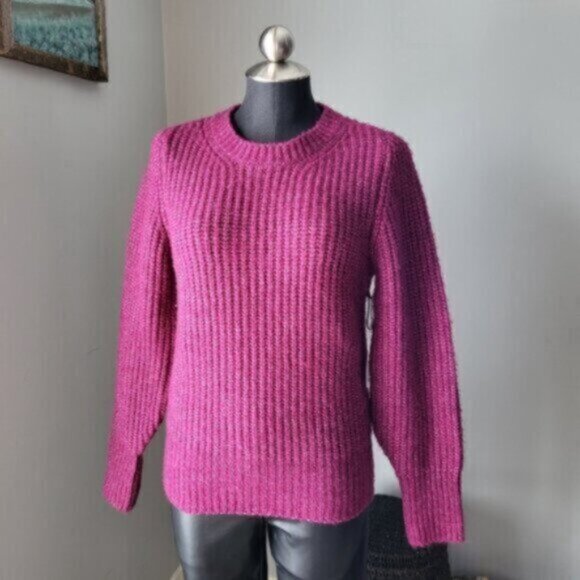 DEX Loose  Knit Sweater Magenta NWT Sz Small - Picture 11 of 12